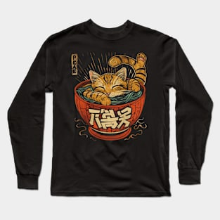 Kawaii Cat Mischief Long Sleeve T-Shirt